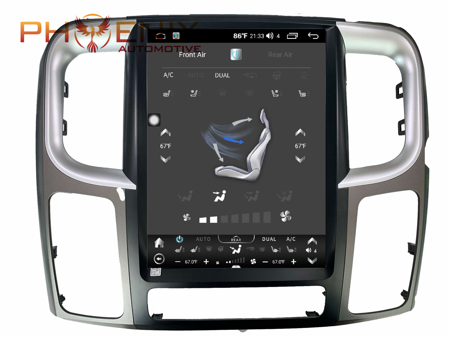 [New style] 12.1“ / 13" Android 12 Fast boot Vertical Screen Navi Radio for Dodge Ram 2009 - 2018