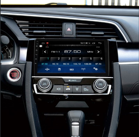 9" Android 9 Navigation Radio for Honda Civic 2016 - 2019