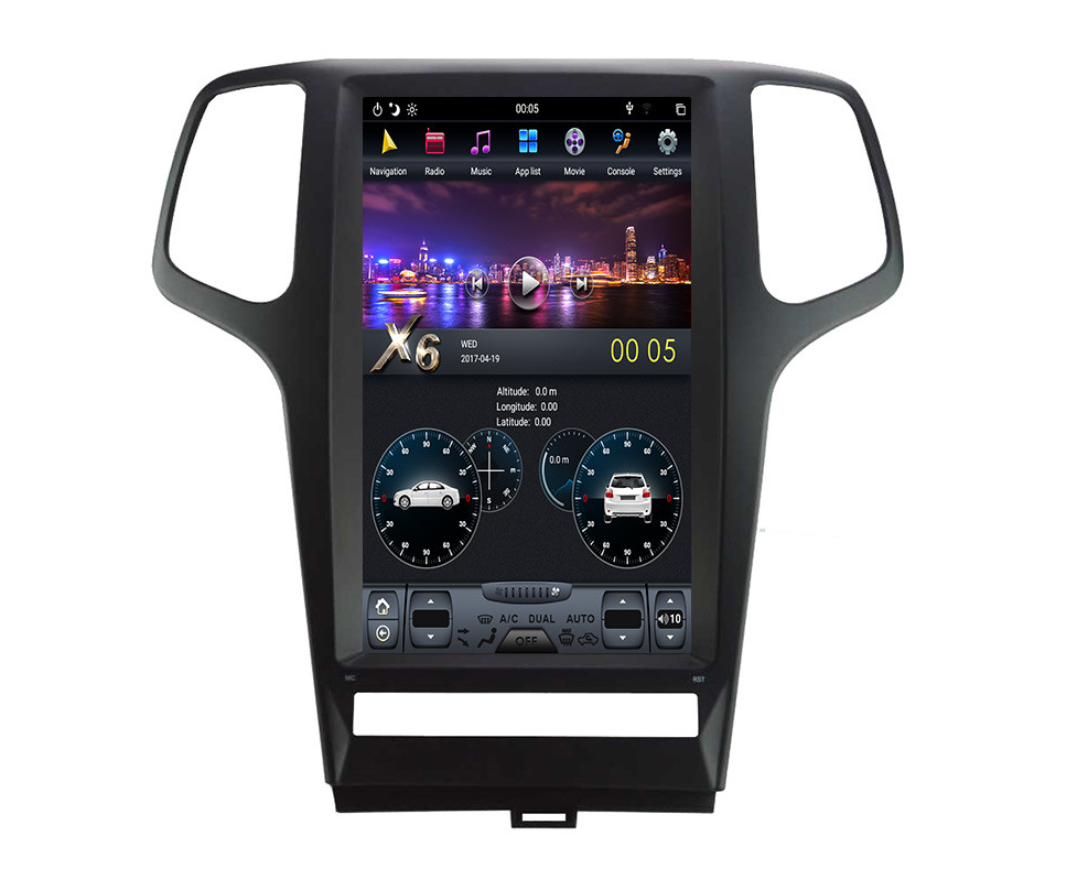 [Open-box] 13.6" Vertical Screen Android 9 Fast boot Navigation Radio for Jeep Grand Cherokee 2011 - 2013