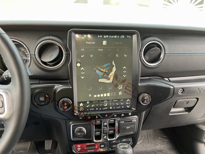 [Open Box] 12.1” Android 9 / 10 / 12 Vertical Screen Navigation Radio for Jeep Wrangler JL 2018 - 2022