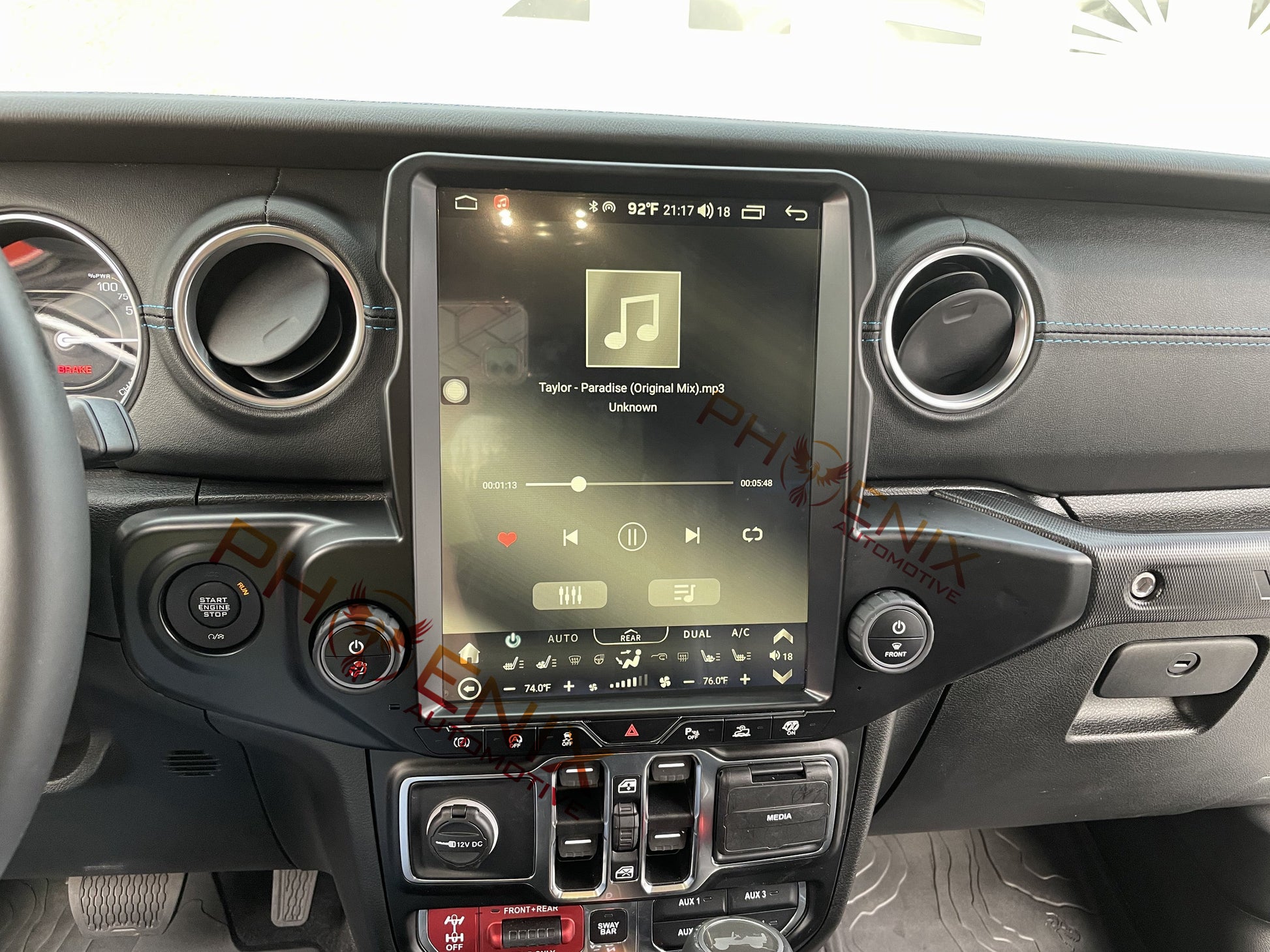 [Open Box] 12.1” Android 9 / 10 / 12 Vertical Screen Navigation Radio for Jeep Wrangler JL 2018 - 2022