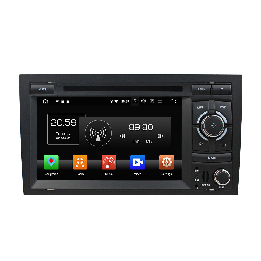 7" Octa-Core Android Navigation Radio for Audi A4 S4 RS4 2002 - 2008