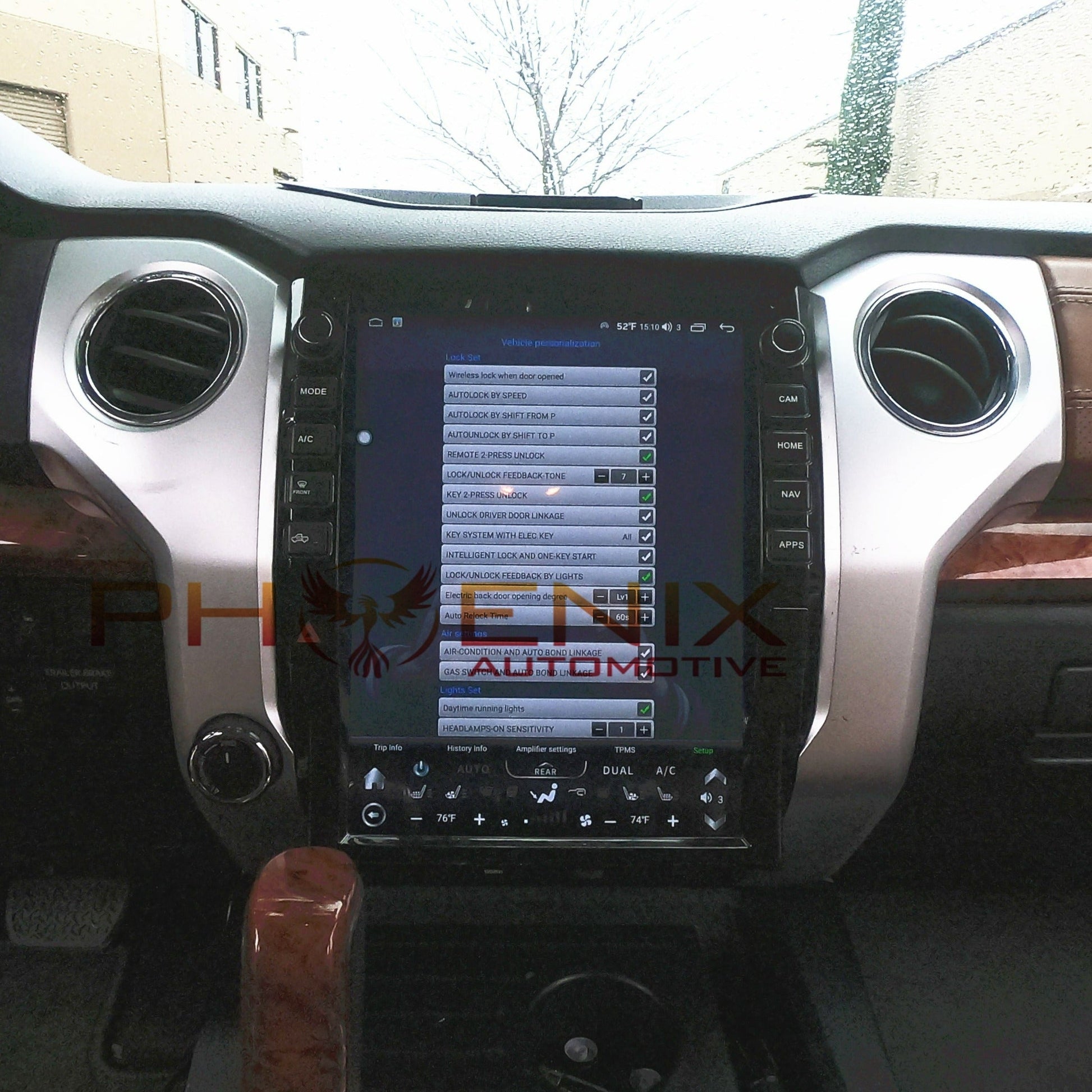 [ New ] 13” Android 12 Vertical Screen Navigation Radio for Toyota Tundra 2014 - 2021