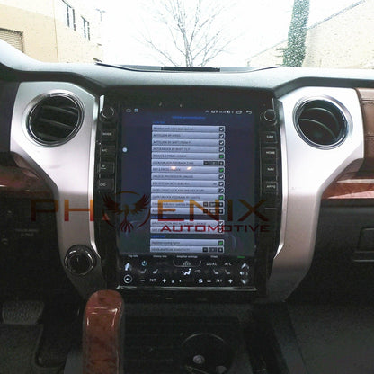 13” Android 12 Vertical Screen Navigation Radio for Toyota Tundra 2014 - 2021