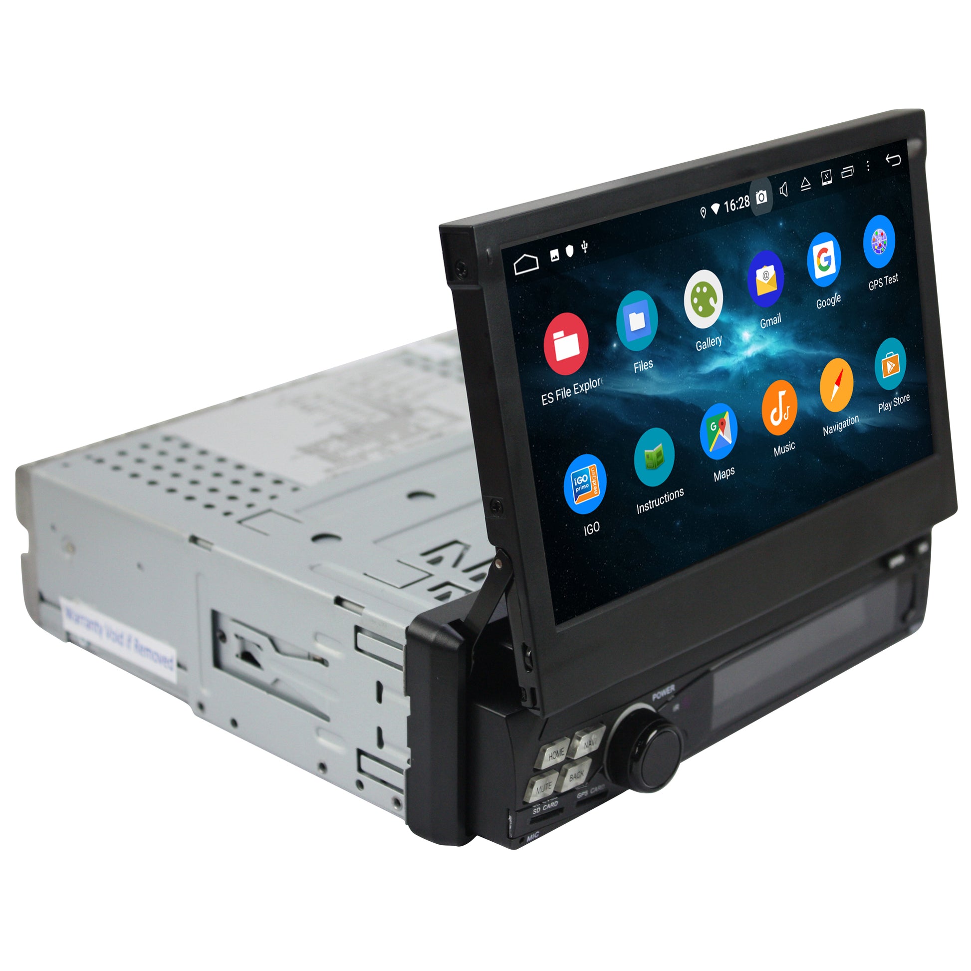 One Din 7" Six-core Eight-core Android 10.0 OEM Navigation Universa Radio