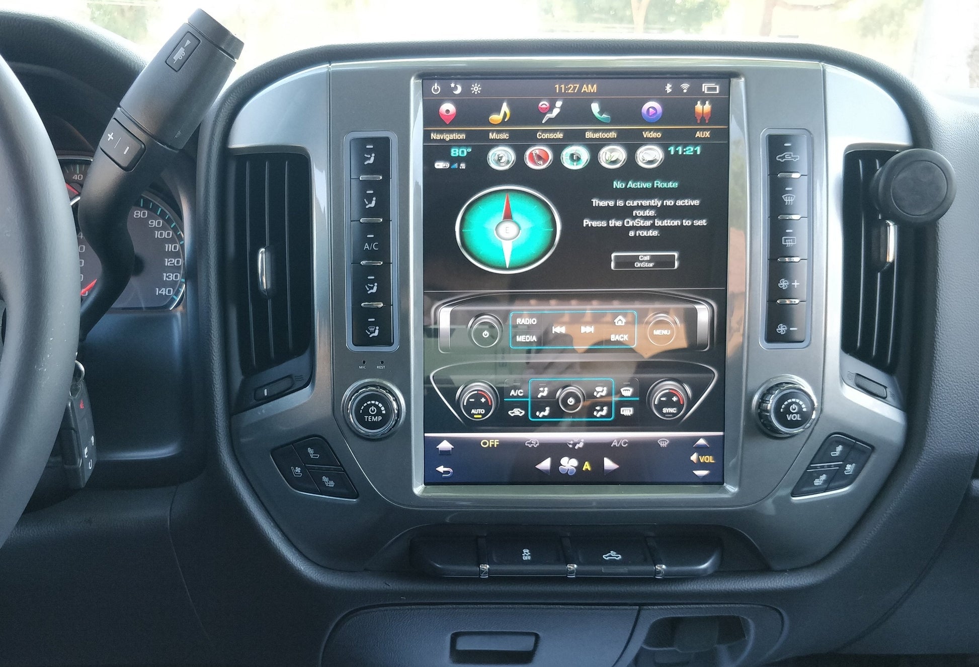 [Open Box] 12.1" Android 7.1 Fast Boot Vertical Screen Navigation Radio for Chevrolet Silverado GMC SIERRA 2014 - 2018