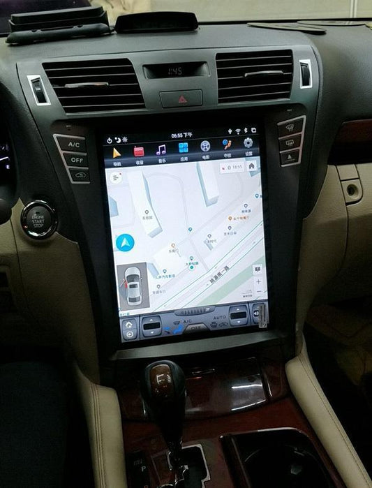 [Open-box] [PX6 Six-core] 12.1" Vertical Screen Android 8.1 / 9.0 Fast boot Navi Radio for Lexus LS 460 2006 - 2012