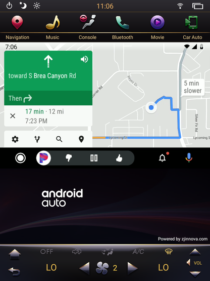 Built-in CarPlay and Android Auto