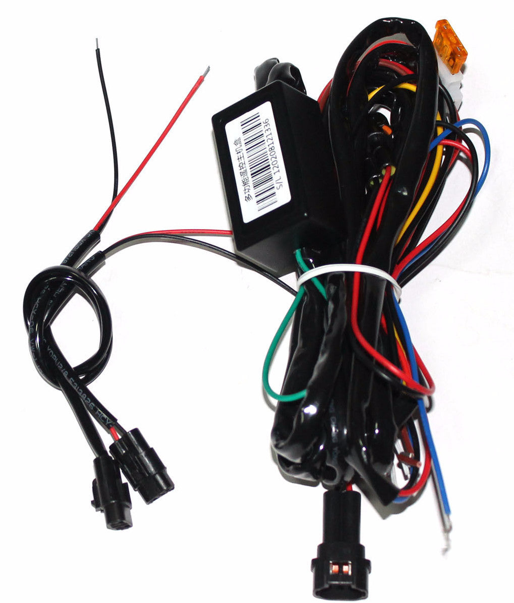 Universal Daytime Running Light DRL Harness w/ optional dimming and flashing wiring