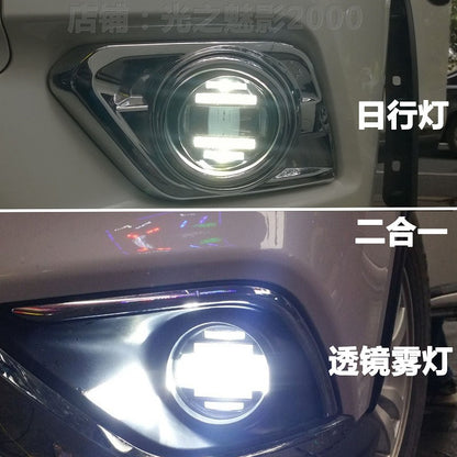 Pair Direct Bolt-on LED Fog Light Assembly Lamp for Nissan Murano 2015 - 2017