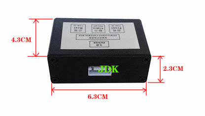 2 Channel RCA car camera automatic control module switch box