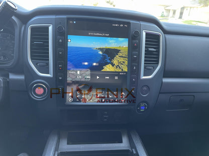 [Open box] 13” Android 9/10/12 Vertical Screen Navigation Radio for Nissan Titan (XD) 2016 - 2019