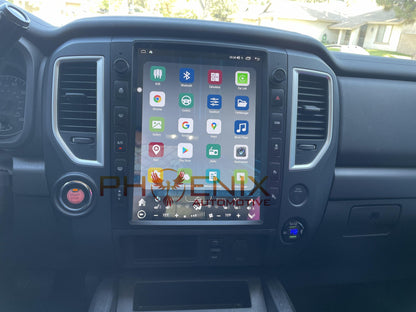 [Open box] 13” Android 9/10/12 Vertical Screen Navigation Radio for Nissan Titan (XD) 2016 - 2019