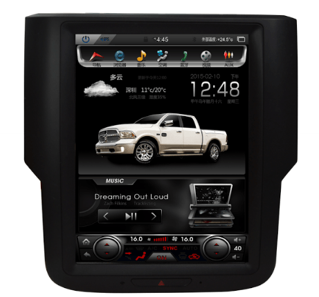 Open box [PX6 SIX-CORE] 10.4" Android 8.1 Vertical Screen Navi Radio for Dodge Ram 2013 - 2018