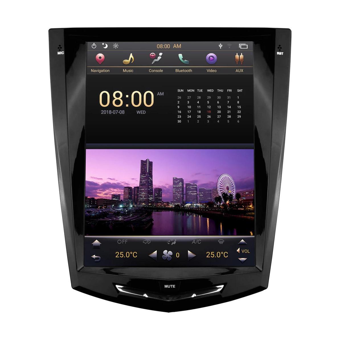 [Open Box] [PX6 SIX-CORE] 10.4" Android 9.0 fast boot Vertical Screen Navi Radio for Cadillac ATS CTS XTS SRX Escalade 2013 - 2019
