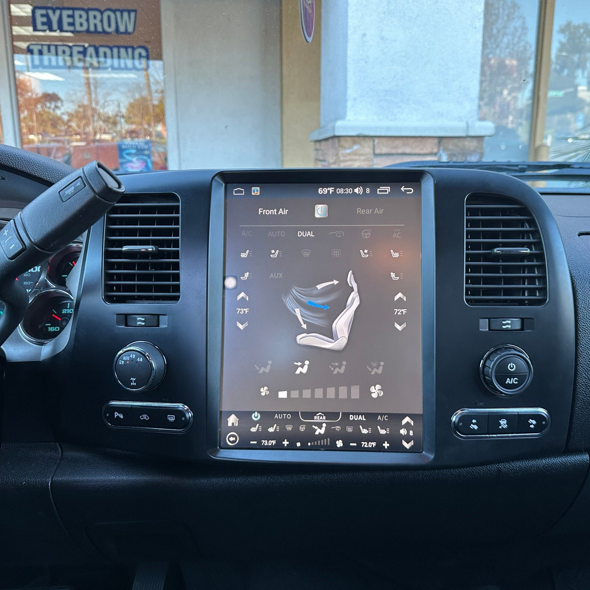 12.1” Android 12 fast boot Vertical Screen Navigation Radio for Chevrolet Silverado GMC Sierra 2007 - 2013