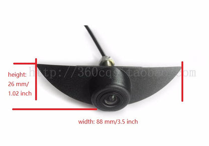Front CCD camera w/ 6 m video cable for Nissan Vehicles front emblem mounted