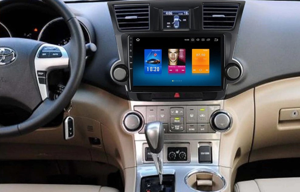 10.2" Octa-core Quad-core Android Navigation Radio for Toyota Highlander 2009 - 2012