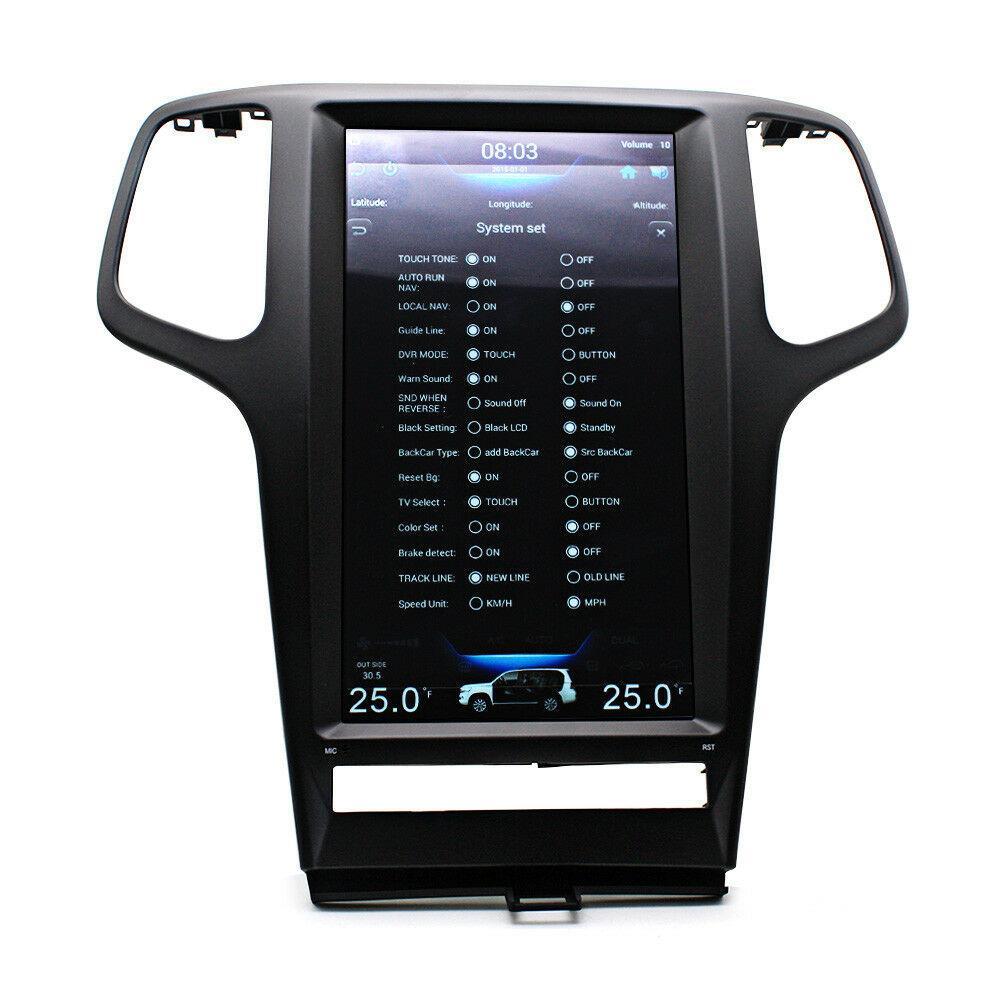 [ PX6 SIX-CORE ] 13.3" Vertical Screen Android 9 Fast Boot Navigation Radio for Jeep Grand Cherokee 2009 - 2013